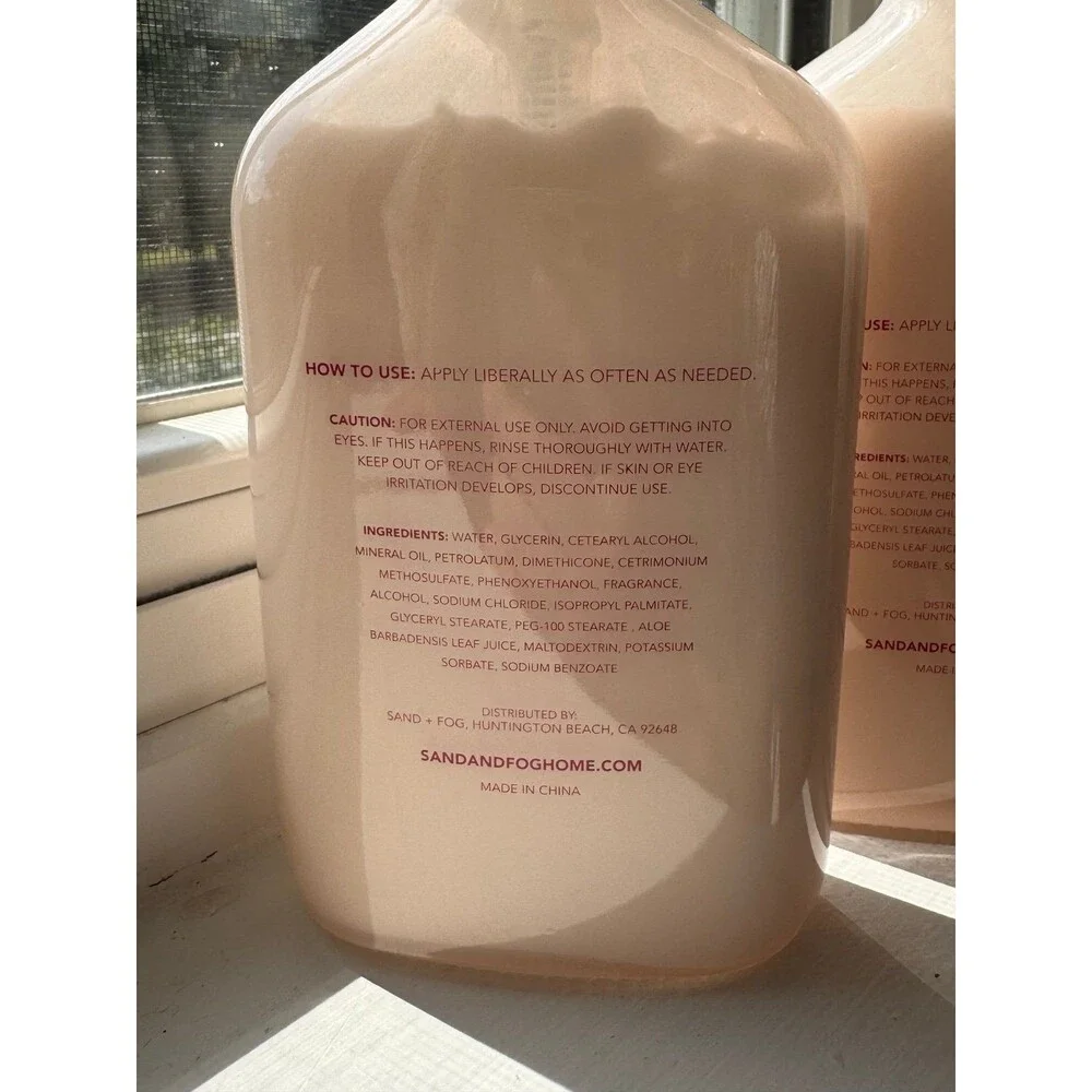 SAND+FOG Sweet Rose Body Lotion 10.1 oz x 2